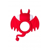 Красное эрекционное кольцо на пенис JOS COCKY DEVIL - JOS - в Норильске купить с доставкой
