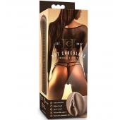 Коричневый мастубратор-вагина Nicole s Kitty - Blush Novelties - в Норильске купить с доставкой