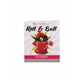Стимулирующий презерватив-насадка Roll   Ball Raspberry - Sitabella - купить с доставкой в Норильске