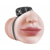 Мастурбатор-ротик с виброкольцом Satisfaction Beloved - Lola Games - в Норильске купить с доставкой