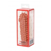Телесная насадка на фаллос с бугорками KOKOS Extreme Sleeve 10 - 15,8 см. - KOKOS - в Норильске купить с доставкой