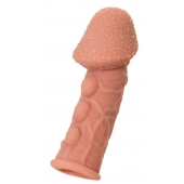 Насадка на фаллос с пузыриками, венками и ребристостью KOKOS Extreme Sleeve 09 - 12,7 см. - KOKOS - в Норильске купить с доставкой