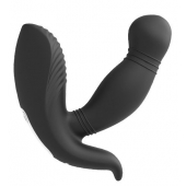 Черный вибромассажер простаты PROSTATE HERO - Dream Toys - в Норильске купить с доставкой