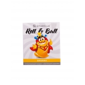 Стимулирующий презерватив-насадка Roll   Ball Banana - Sitabella - купить с доставкой в Норильске