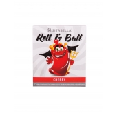 Стимулирующий презерватив-насадка Roll   Ball Cherry - Sitabella - купить с доставкой в Норильске