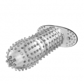 Закрытая прозрачная насадка Crystal sleeve - 12 см. - Erowoman-Eroman - в Норильске купить с доставкой