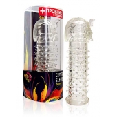 Закрытая прозрачная насадка на пенис Crystal Sleeve Faraon - 13,5 см. - Erowoman-Eroman - в Норильске купить с доставкой