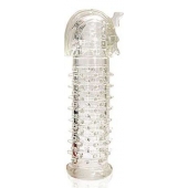 Закрытая прозрачная насадка на пенис Crystal Sleeve Faraon - 13,5 см. - Erowoman-Eroman - в Норильске купить с доставкой