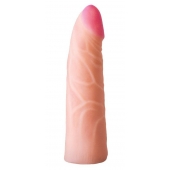 Фаллическая насадка на трусики харнесс - 17,5 см. - LOVETOY (А-Полимер) - купить с доставкой в Норильске