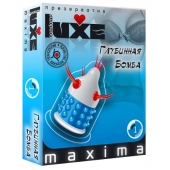 Презерватив LUXE Maxima  Глубинная бомба  - 1 шт. - Luxe - купить с доставкой в Норильске