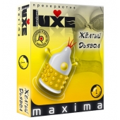 Презерватив LUXE Maxima  Желтый дьявол  - 1 шт. - Luxe - купить с доставкой в Норильске