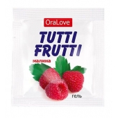 Пробник гель-смазки Tutti-frutti с малиновым вкусом - 4 гр. - Биоритм - купить с доставкой в Норильске