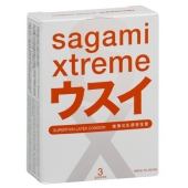Ультратонкие презервативы Sagami Xtreme SUPERTHIN - 3 шт. - Sagami - купить с доставкой в Норильске
