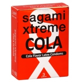 Ароматизированные презервативы Sagami Xtreme COLA - 3 шт. - Sagami - купить с доставкой в Норильске