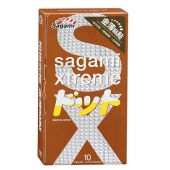 Презервативы Sagami Xtreme FEEL UP с точечной текстурой и линиями прилегания - 10 шт. - Sagami - купить с доставкой в Норильске
