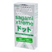 Презервативы Sagami Xtreme Type-E с точками - 10 шт. - Sagami - купить с доставкой в Норильске