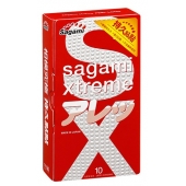 Утолщенные презервативы Sagami Xtreme Feel Long с точками - 10 шт. - Sagami - купить с доставкой в Норильске