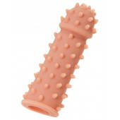 Телесная реалистичная насадка KOKOS Extreme Sleeve 03 с дополнительной стимуляцией - 12,7 см. - KOKOS - в Норильске купить с доставкой