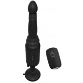 Черный вибромассажер с функцией поступательных движений Ass Thruster - Pipedream - купить с доставкой в Норильске