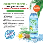 Очищающий спрей для игрушек CLEAR TOY Tropic - 100 мл. - Биоритм - купить с доставкой в Норильске