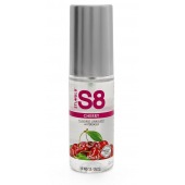 Смазка на водной основе S8 Flavored Lube со вкусом вишни - 50 мл. - Stimul8 - купить с доставкой в Норильске