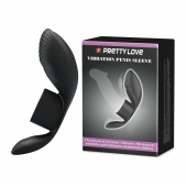 Черное кольцо на пенис с вибрацией Vibration Penis Sleeve - Baile - в Норильске купить с доставкой