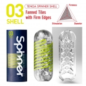 Мастурбатор SPINNER Shell - Tenga - в Норильске купить с доставкой