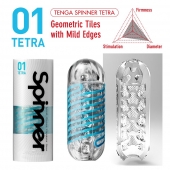 Мастурбатор SPINNER Tetra - Tenga - в Норильске купить с доставкой
