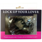 Черные меховые наручники Love с ключиками - Baile - купить с доставкой в Норильске