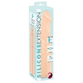 Телесная насадка-удлинитель Silicone Extension - 19 см. - Orion - в Норильске купить с доставкой