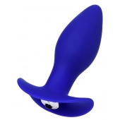 Синяя анальная вибровтулка Fancy - 10,7 см. - ToyFa