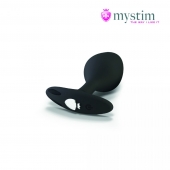 Черная пробка Mystim Rocking Vibe S с возможностью подключения к электростимулятору - 9,7 см. - MyStim - купить с доставкой в Норильске