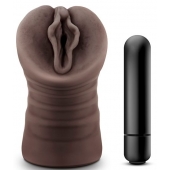 Коричневый мастурбатор-вагина Alexis - Blush Novelties - в Норильске купить с доставкой