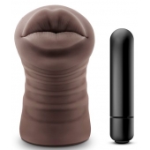 Коричневый мастурбатор-ротик Renee - Blush Novelties - в Норильске купить с доставкой