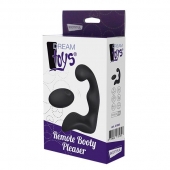 Черный вибромассажер простаты REMOTE BOOTY PLEASER - Dream Toys - в Норильске купить с доставкой