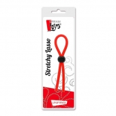 Красное эрекционное лассо с одной бусинкой-утяжкой STRETCHY THICK LASSO - Dream Toys - в Норильске купить с доставкой