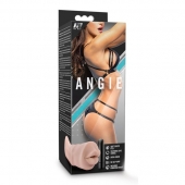 Телесный мастурбатор-ротик Angie - Blush Novelties - в Норильске купить с доставкой