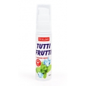Гель-смазка Tutti-frutti со вкусом сладкой мяты - 30 гр. - Биоритм - купить с доставкой в Норильске