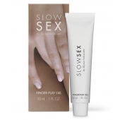 Гель для мастурбации с ароматом кокоса Slow Sex Finger Play Gel - 30 мл. - Bijoux Indiscrets - купить с доставкой в Норильске