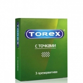 Текстурированные презервативы Torex  С точками  - 3 шт. - Torex - купить с доставкой в Норильске