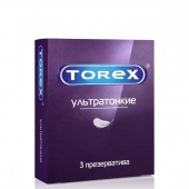 Презервативы Torex  Ультратонкие  - 3 шт. - Torex - купить с доставкой в Норильске