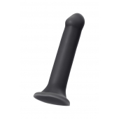 Черный фаллос на присоске Silicone Bendable Dildo XL - 20 см. - Strap-on-me - купить с доставкой в Норильске