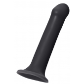 Черный фаллос на присоске Silicone Bendable Dildo XL - 20 см. - Strap-on-me - купить с доставкой в Норильске