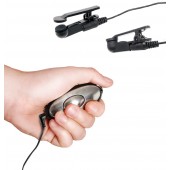 Черные электрические зажимы для сосков Shock Therapy Nipple Clamps - Pipedream - купить с доставкой в Норильске