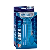 Синяя вакуумная помпа MENZSTUFF PENIS ENLARGER - Dream Toys - в Норильске купить с доставкой