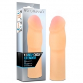 Телесная насадка-удлинитель на пенис PERFORMANCE 1.5INCH COCK XTENDER - 16 см. - Blush Novelties - в Норильске купить с доставкой