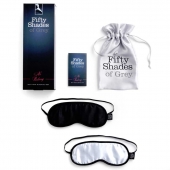 Набор из двух масок на глаза Soft Blindfold Twin Pack - Fifty Shades of Grey - купить с доставкой в Норильске