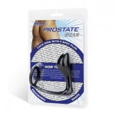 Стимулятор простаты с фиксацией эрекционным кольцом Prostate Gear - BlueLine - в Норильске купить с доставкой