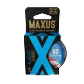 Классические презервативы в пластиковом кейсе MAXUS Classic - 3 шт. - Maxus - купить с доставкой в Норильске