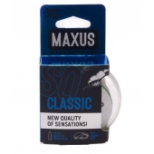 Классические презервативы в пластиковом кейсе MAXUS Classic - 3 шт. - Maxus - купить с доставкой в Норильске